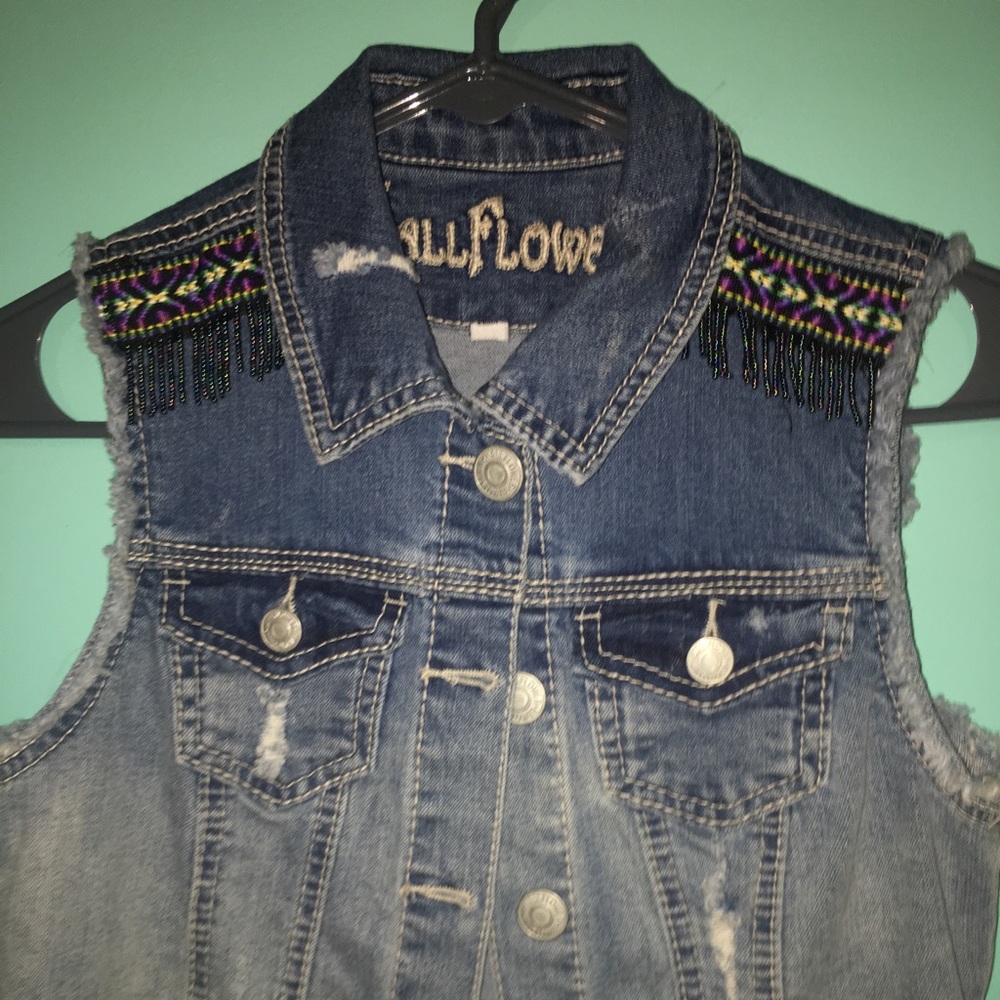 Super cute denim vest